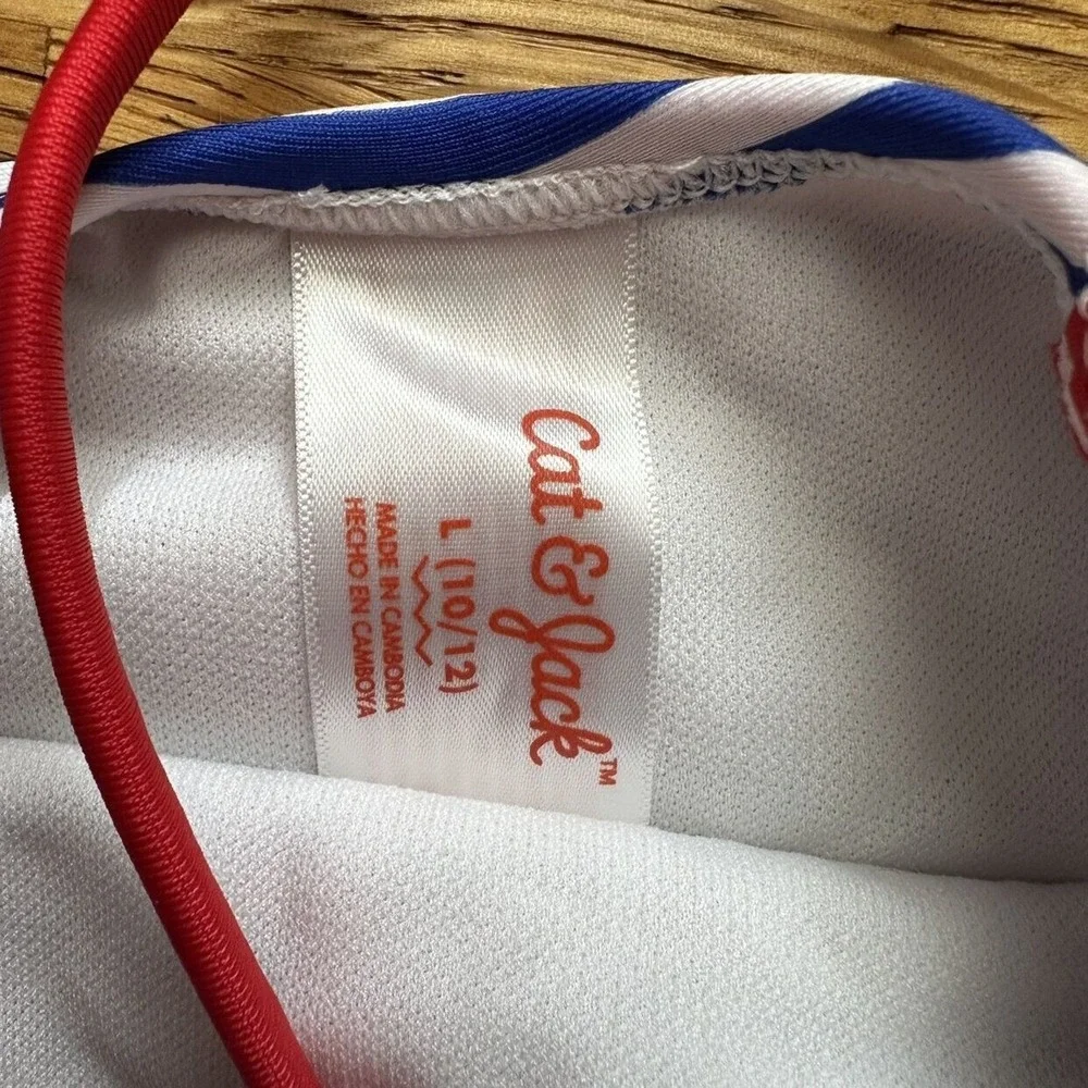 Cat‎ & Jack Stars And Stripes Swimsuit Size 10/12